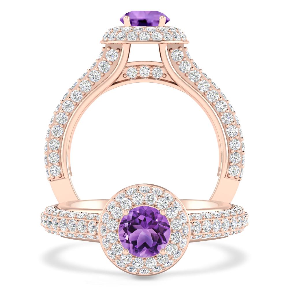 Rose Gold - Amethyst