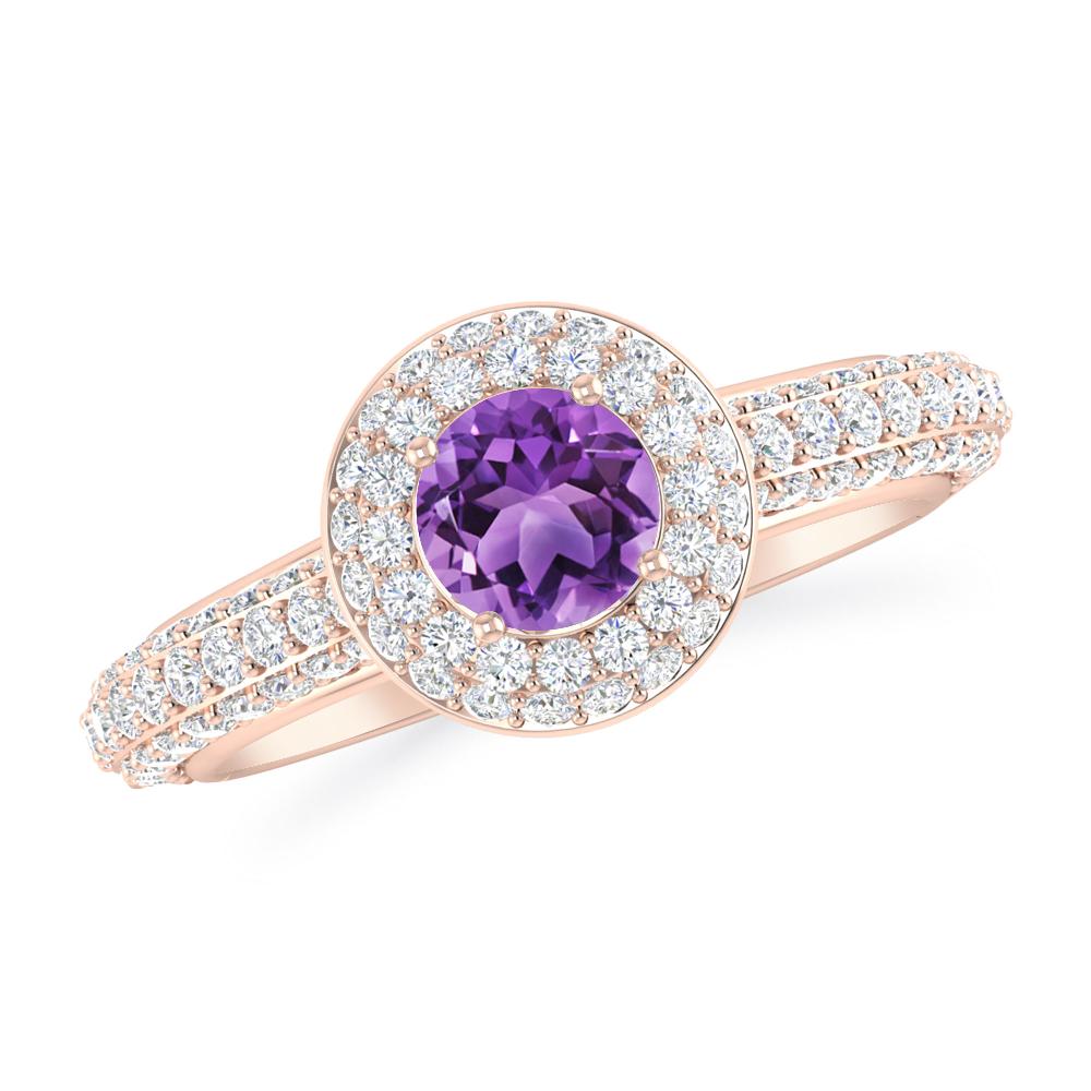 Rose Gold - Amethyst