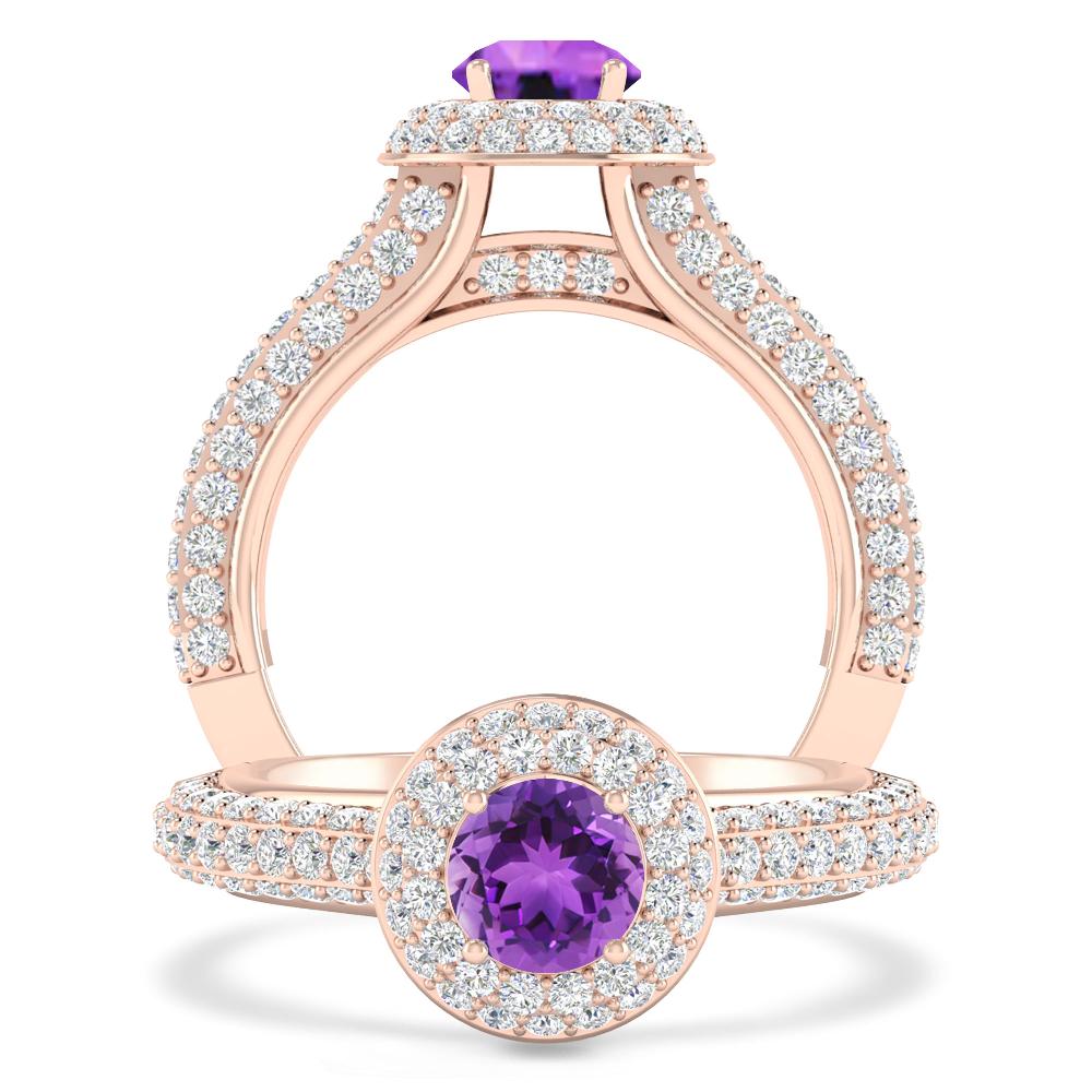 Rose Gold - Amethyst