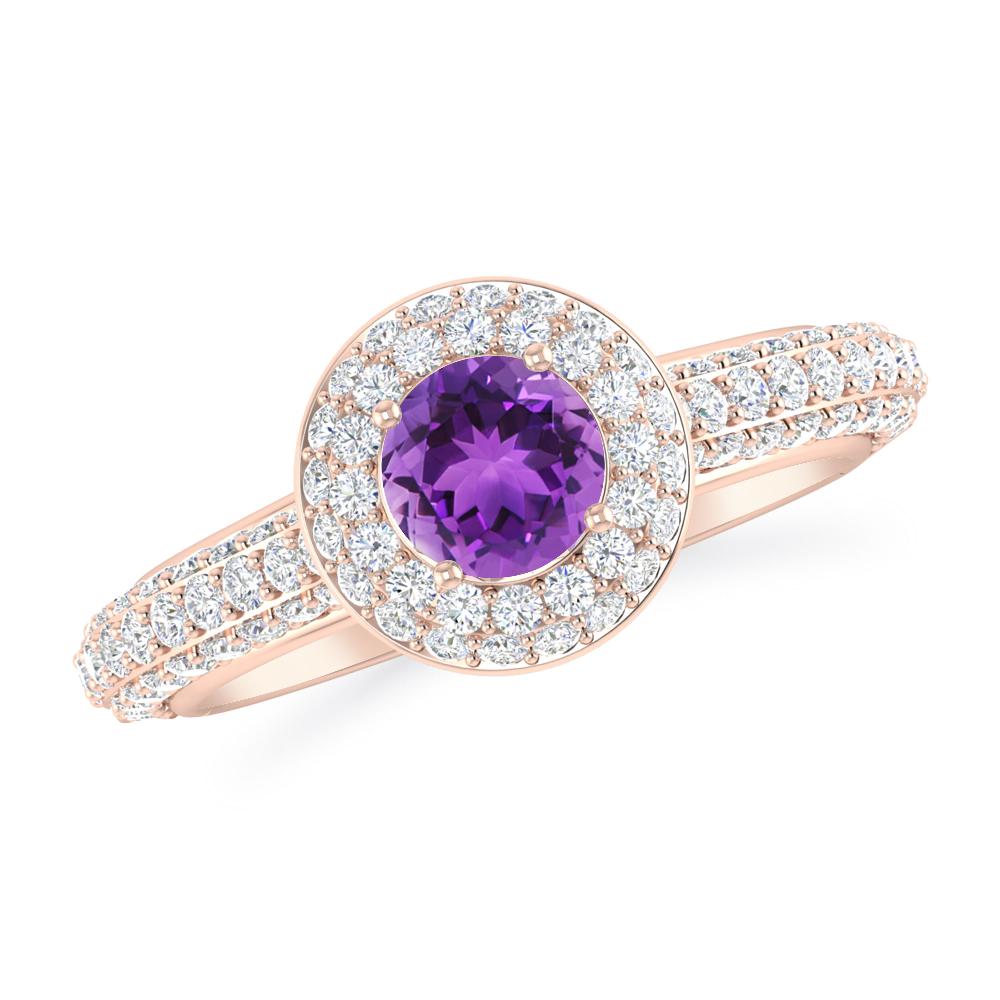 Rose Gold - Amethyst