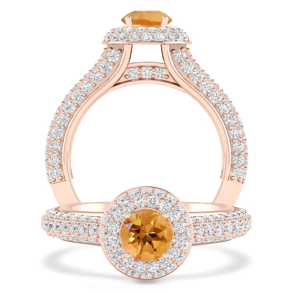 Rose Gold - Citrine