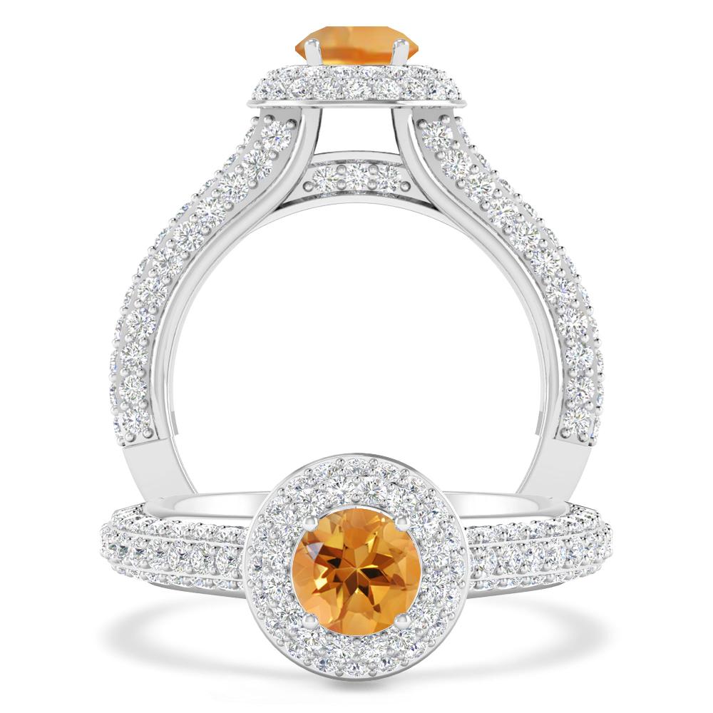 White Gold - Citrine