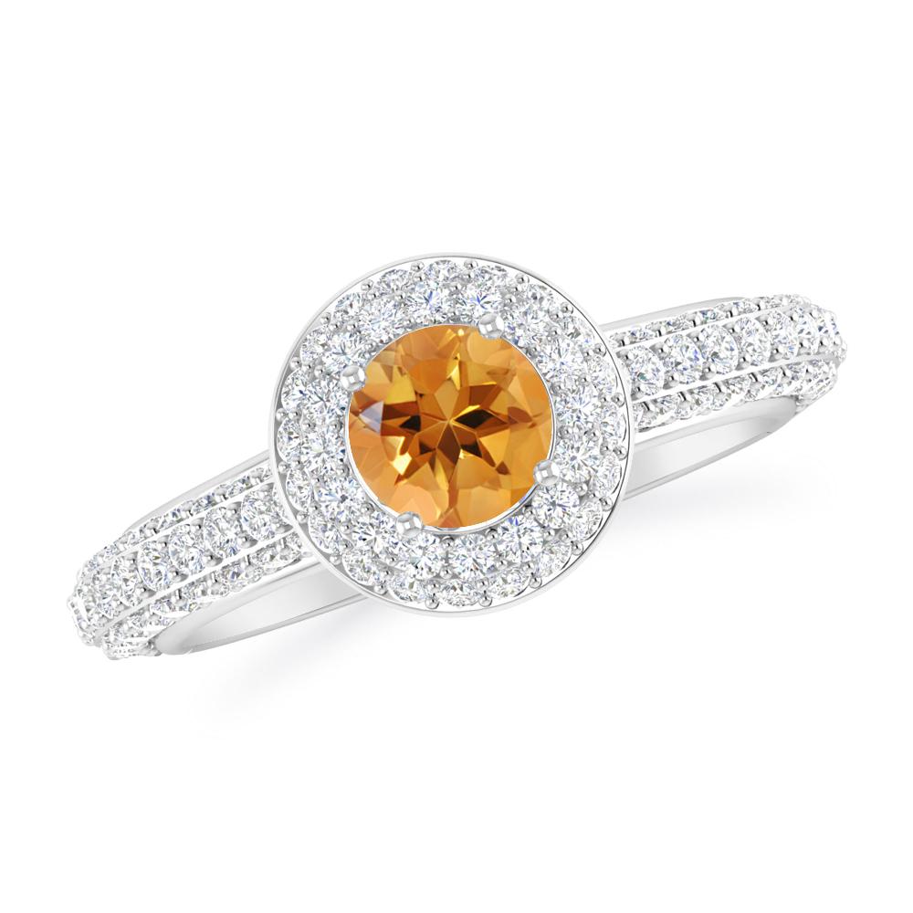 White Gold - Citrine