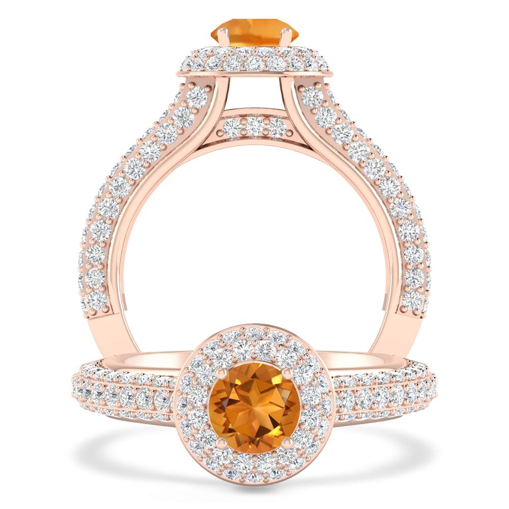 Rose Gold - Citrine