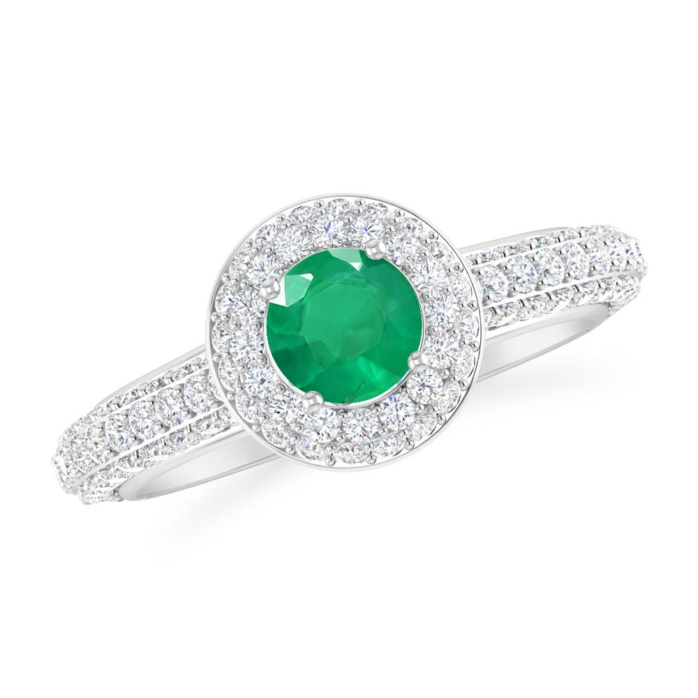 White Gold - Emerald