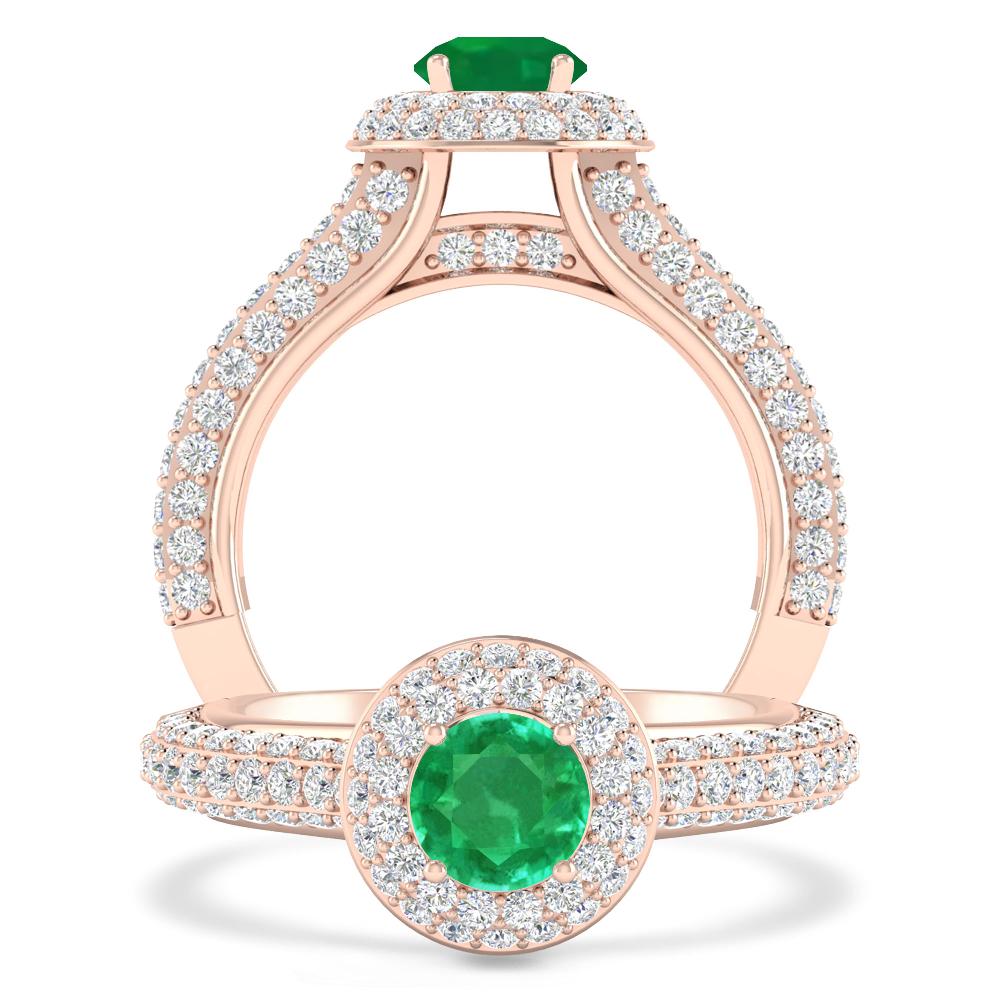 Rose Gold - Emerald