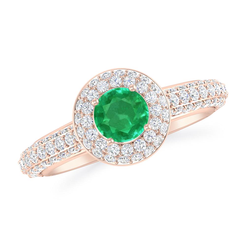 Rose Gold - Emerald