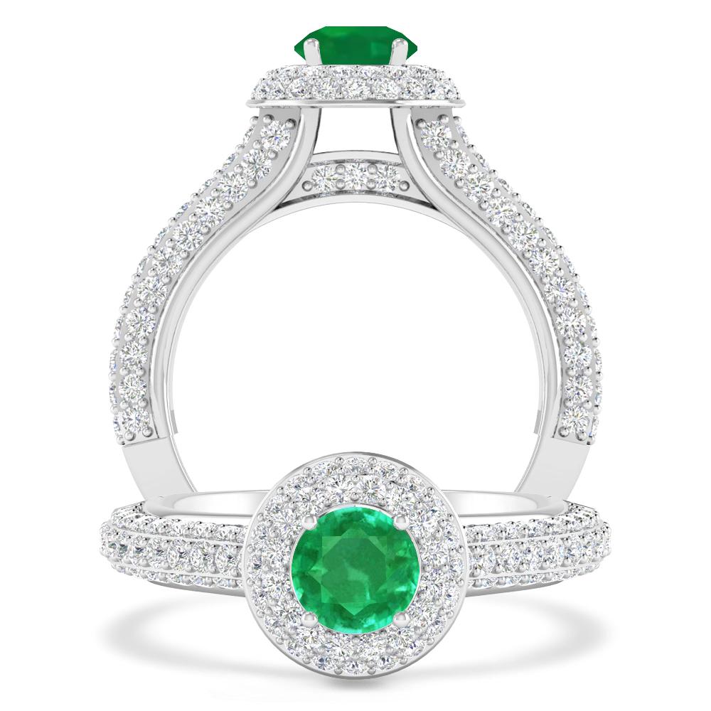 White Gold - Emerald