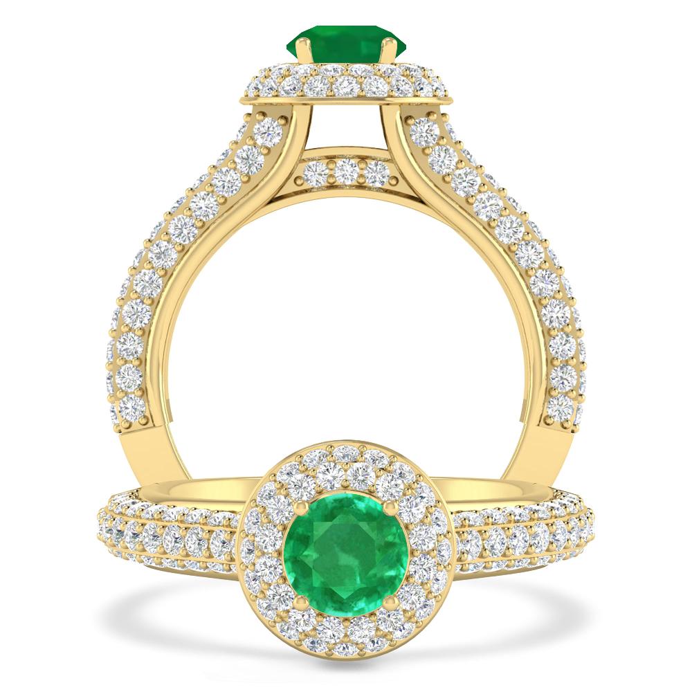 Yellow Gold - Emerald