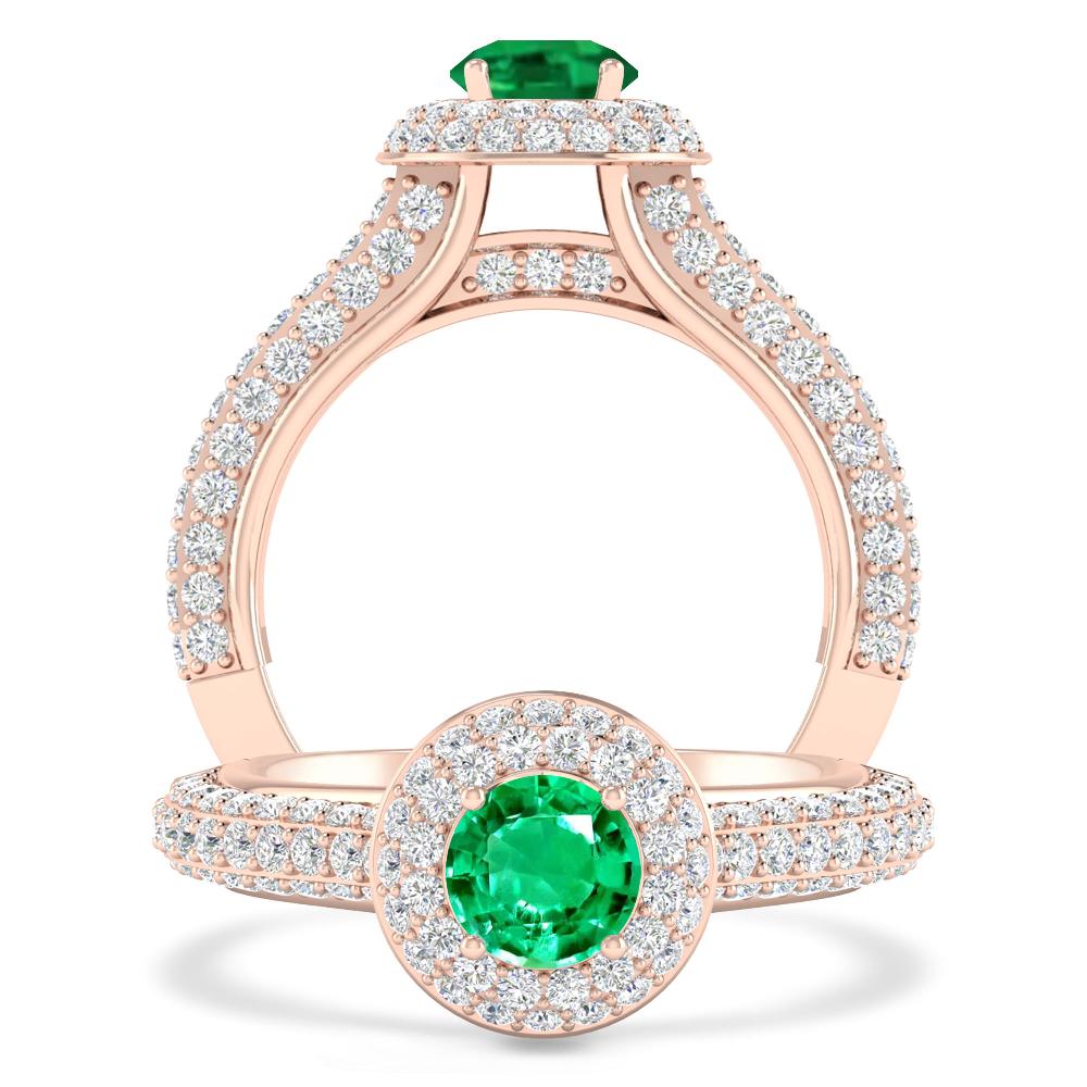 Rose Gold - Emerald