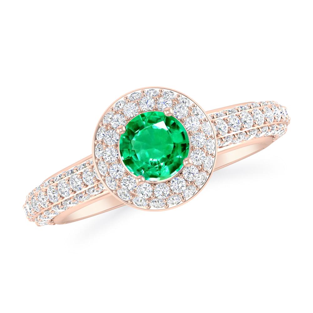 Rose Gold - Emerald