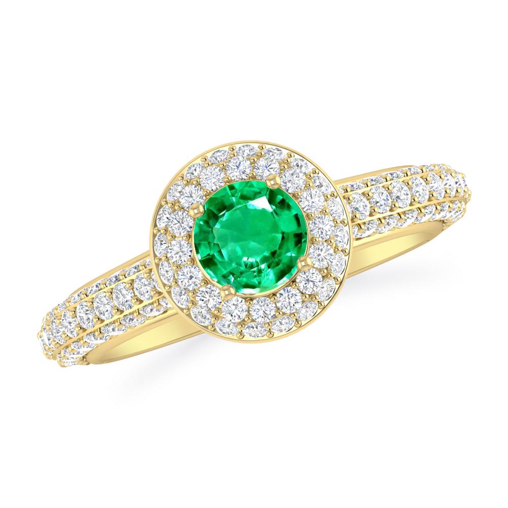 Yellow Gold - Emerald