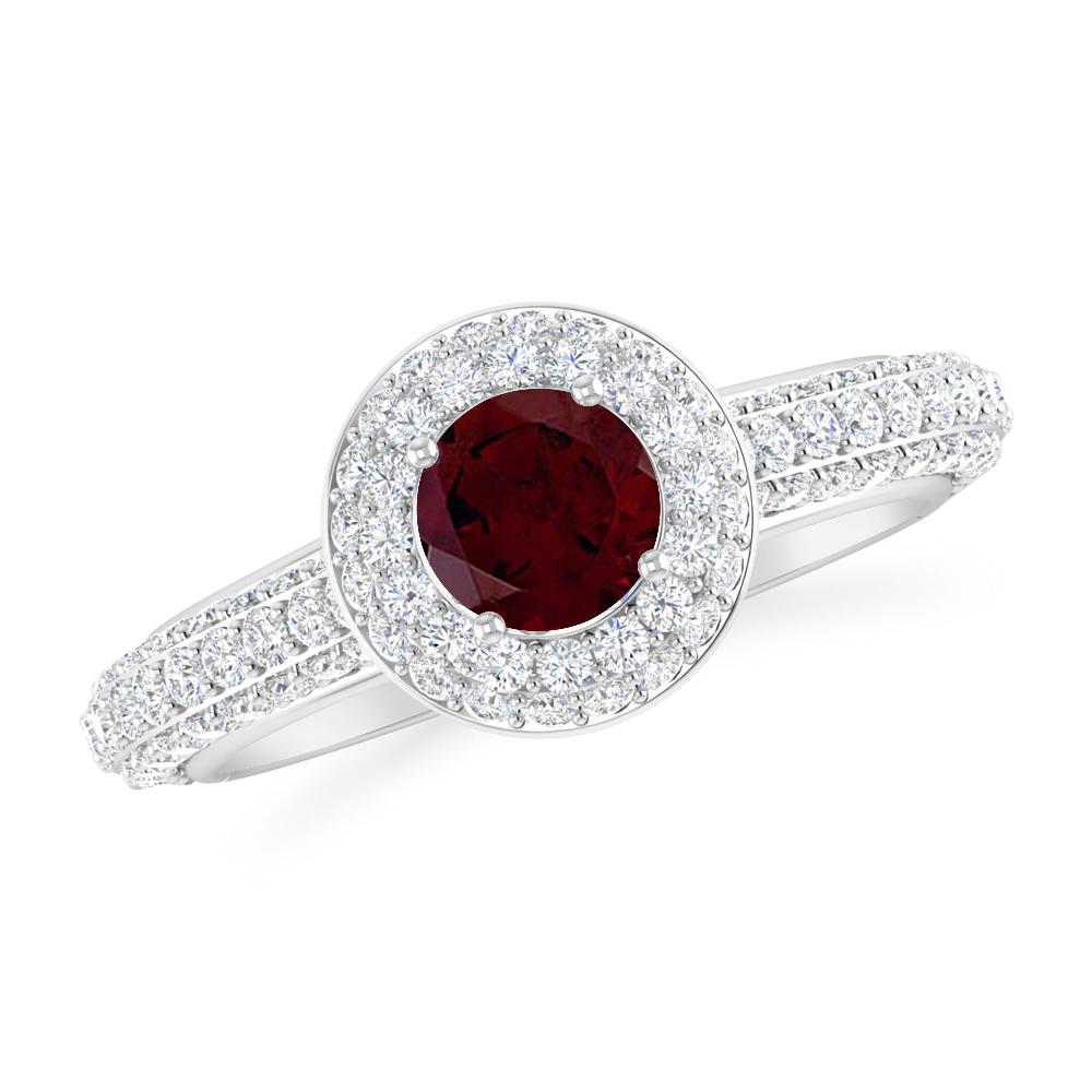 White Gold - Garnet