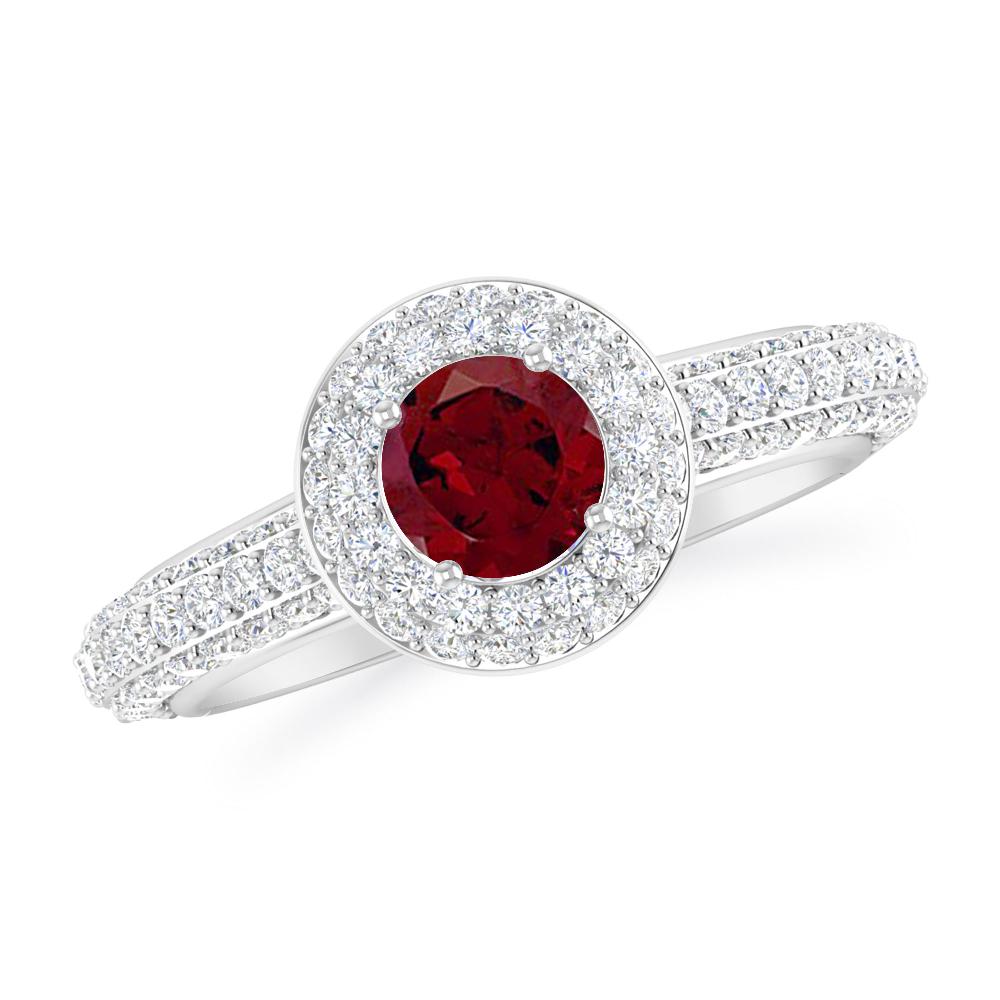 White Gold - Garnet