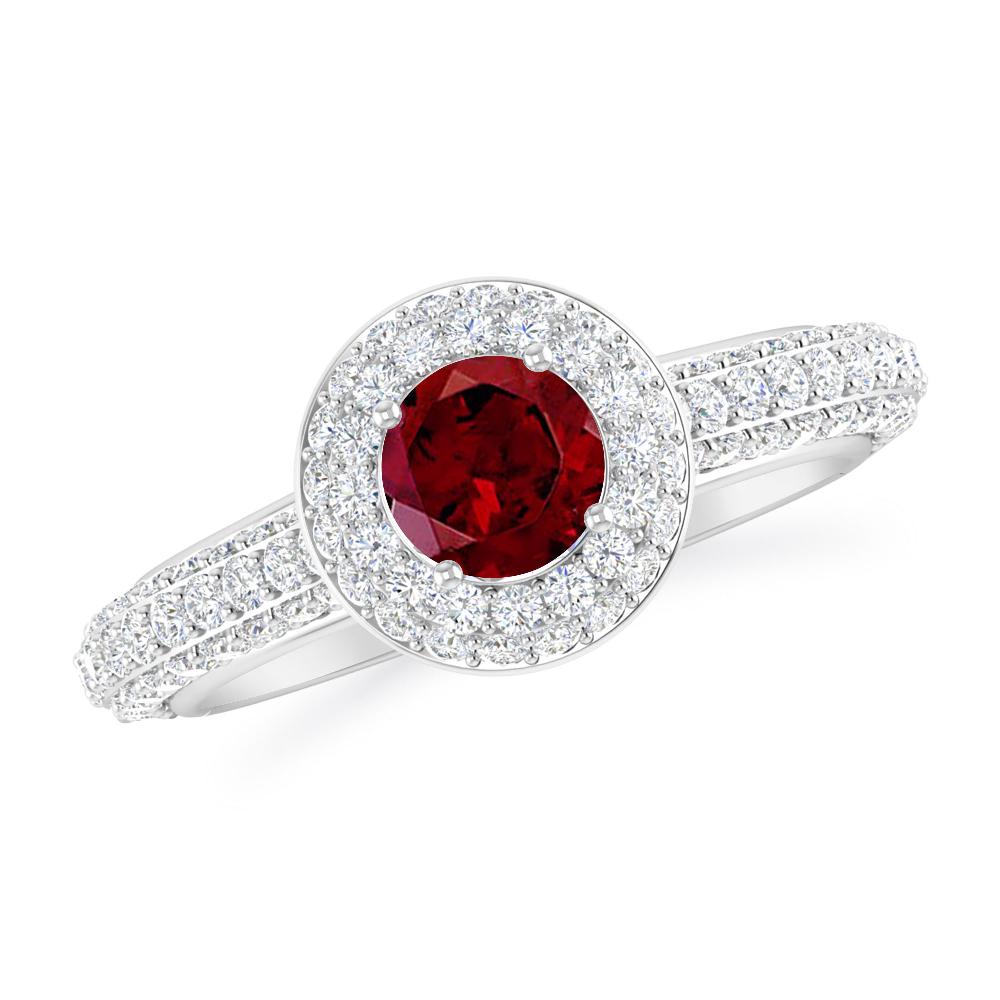 White Gold - Garnet