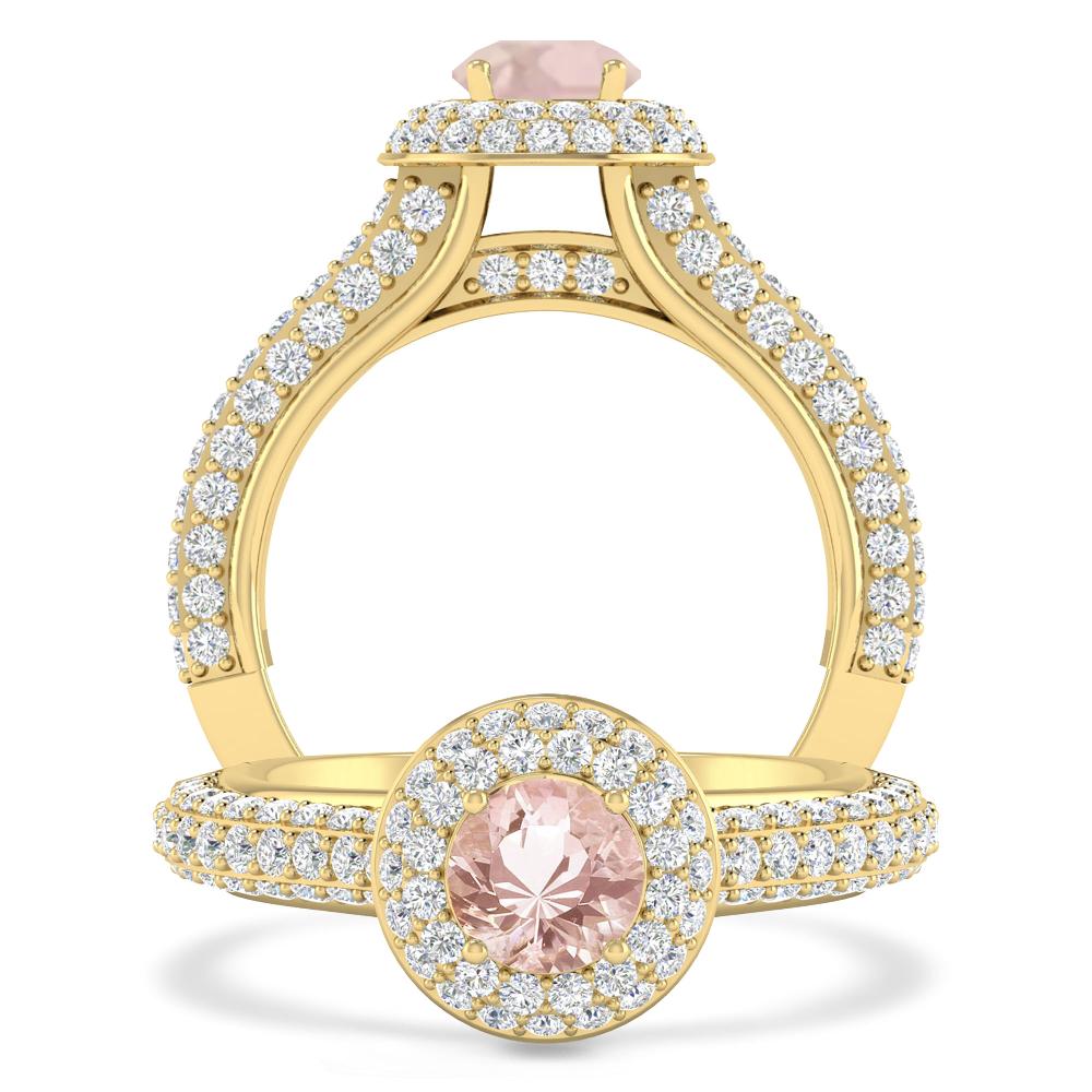 Yellow Gold - Morganite