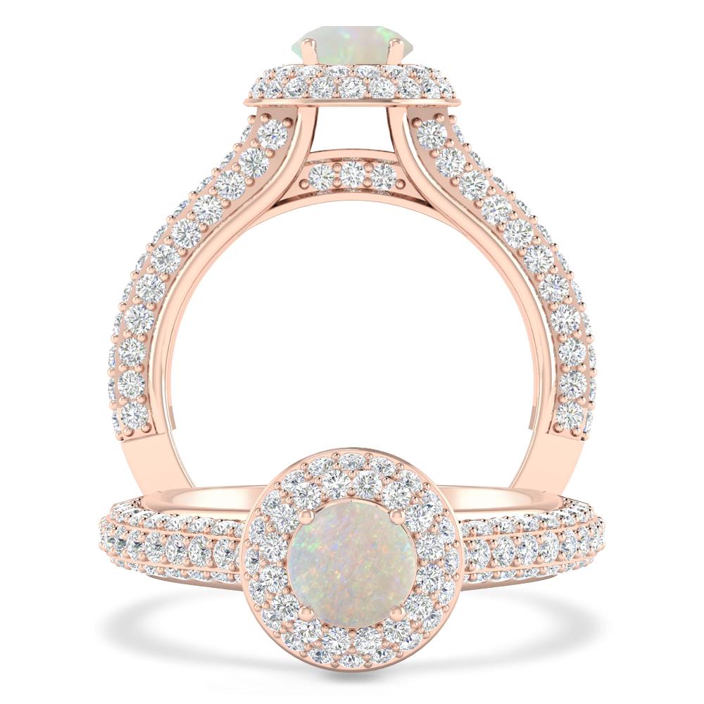 Rose Gold - Opal