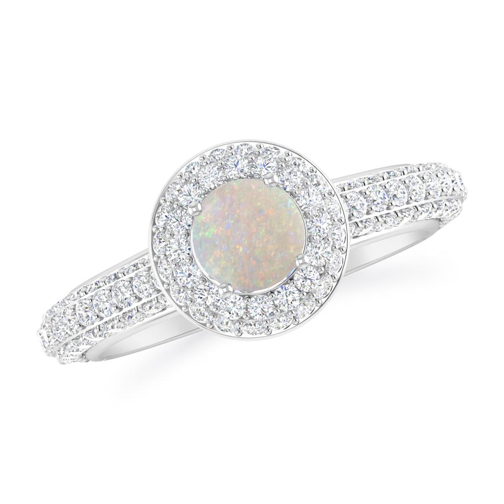 White Gold - Opal