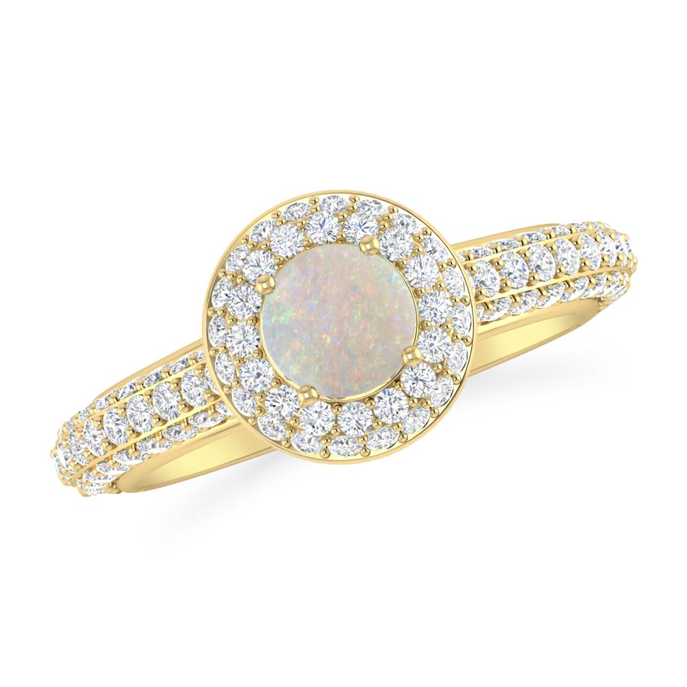 Yellow Gold - Opal