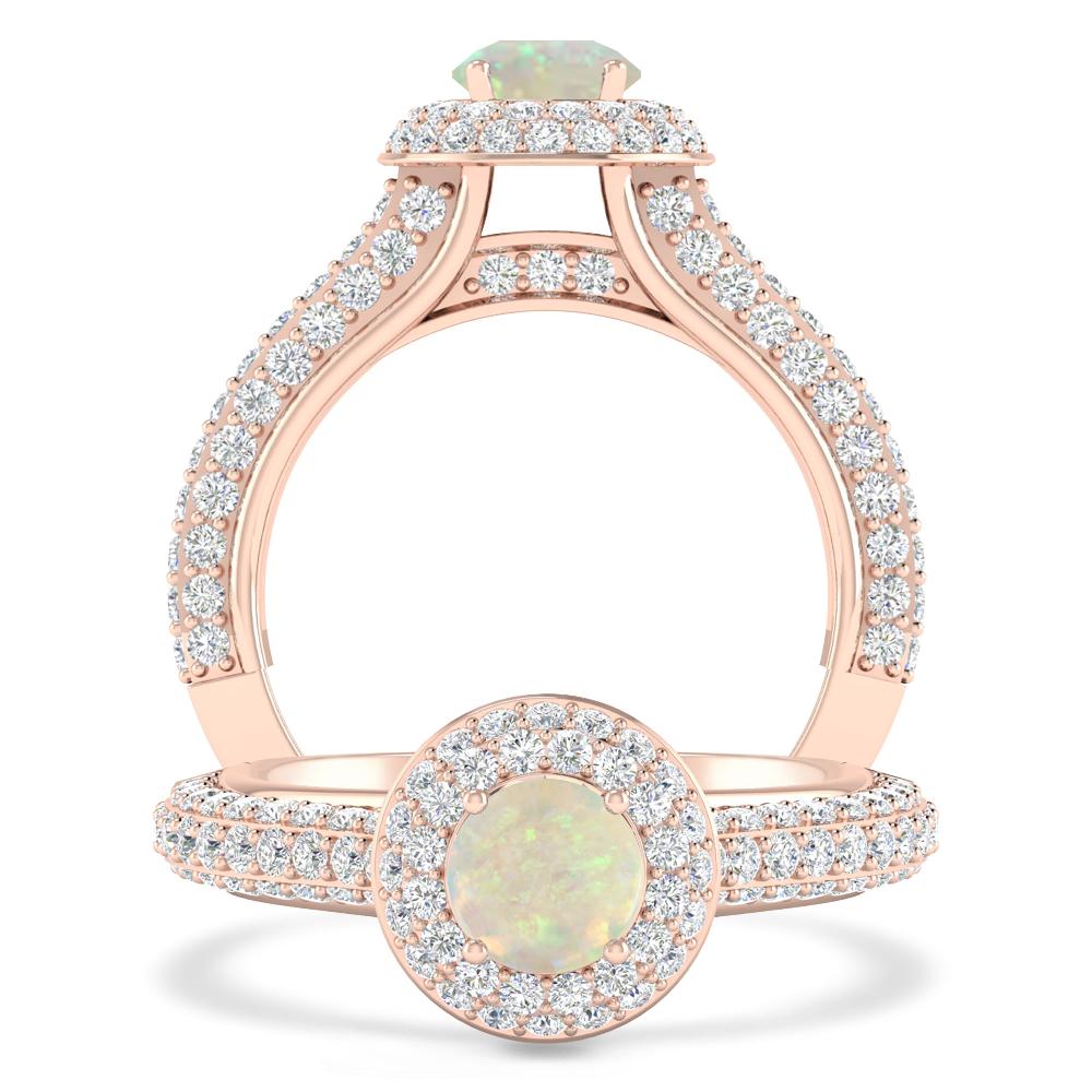 Rose Gold - Opal