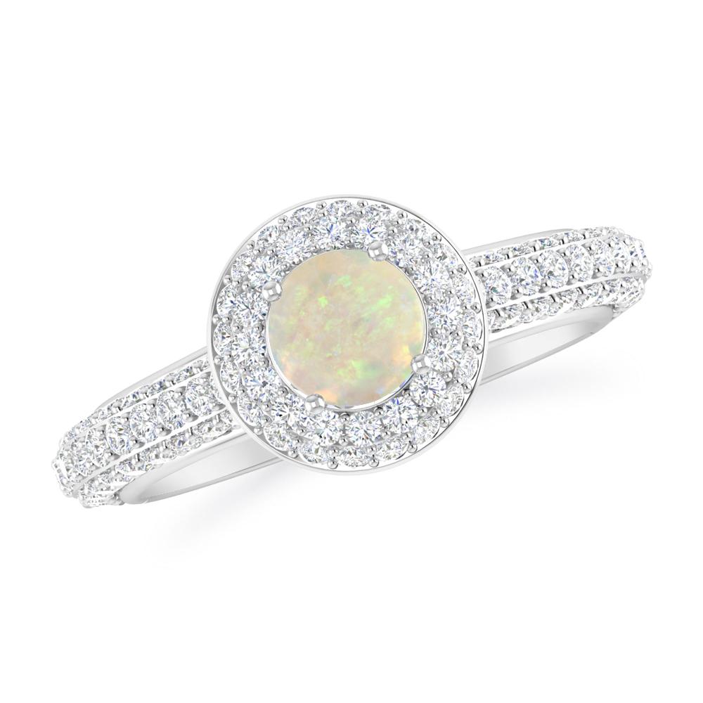 White Gold - Opal