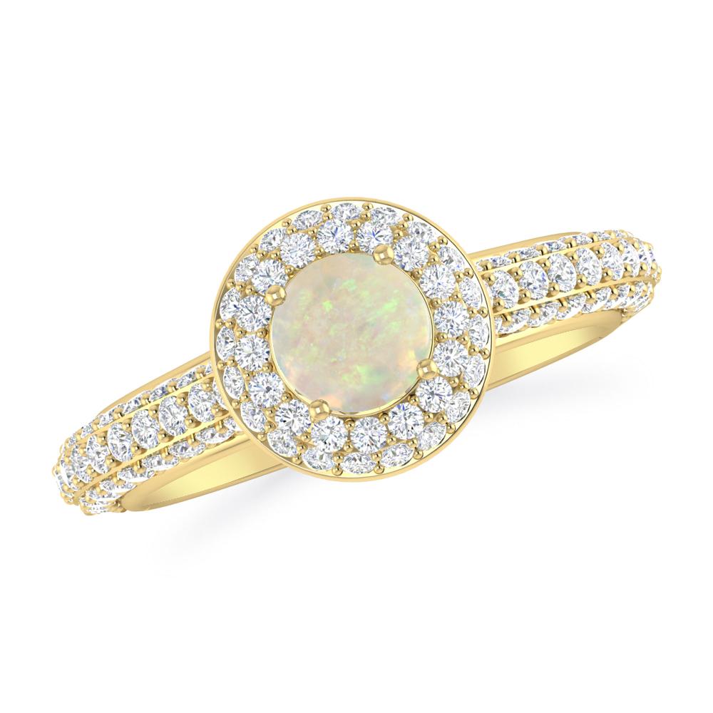 Yellow Gold - Opal