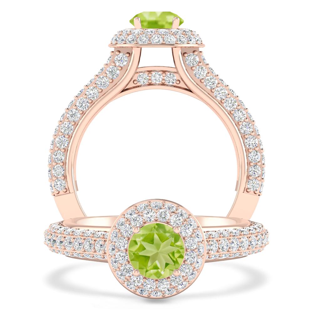 Rose Gold - Peridot