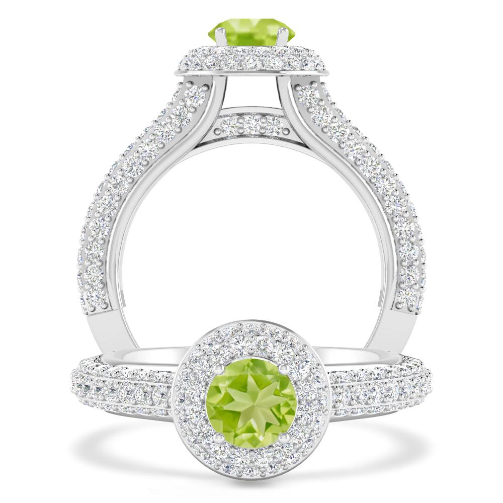 White Gold - Peridot