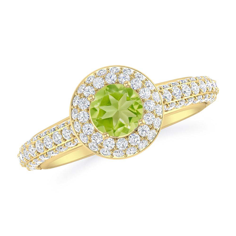 Yellow Gold - Peridot