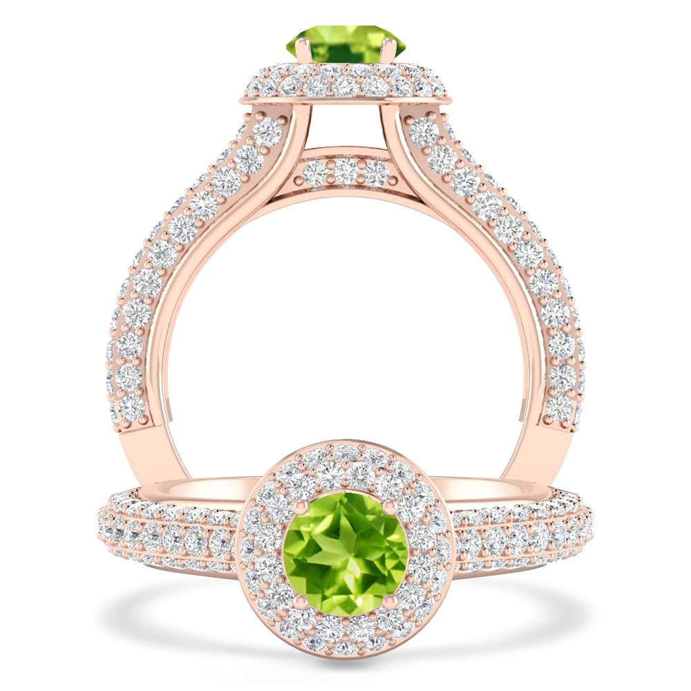 Rose Gold - Peridot