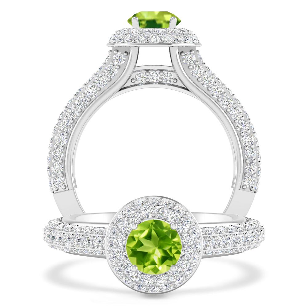 White Gold - Peridot