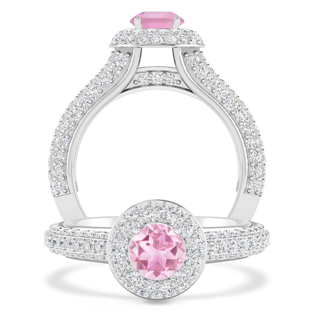 White Gold - Pink Tourmaline