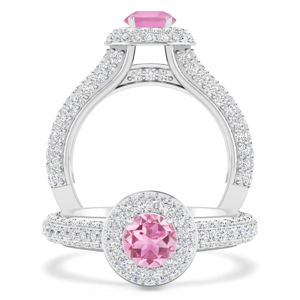 White Gold - Pink Tourmaline