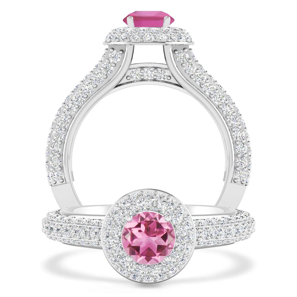 White Gold - Pink Tourmaline