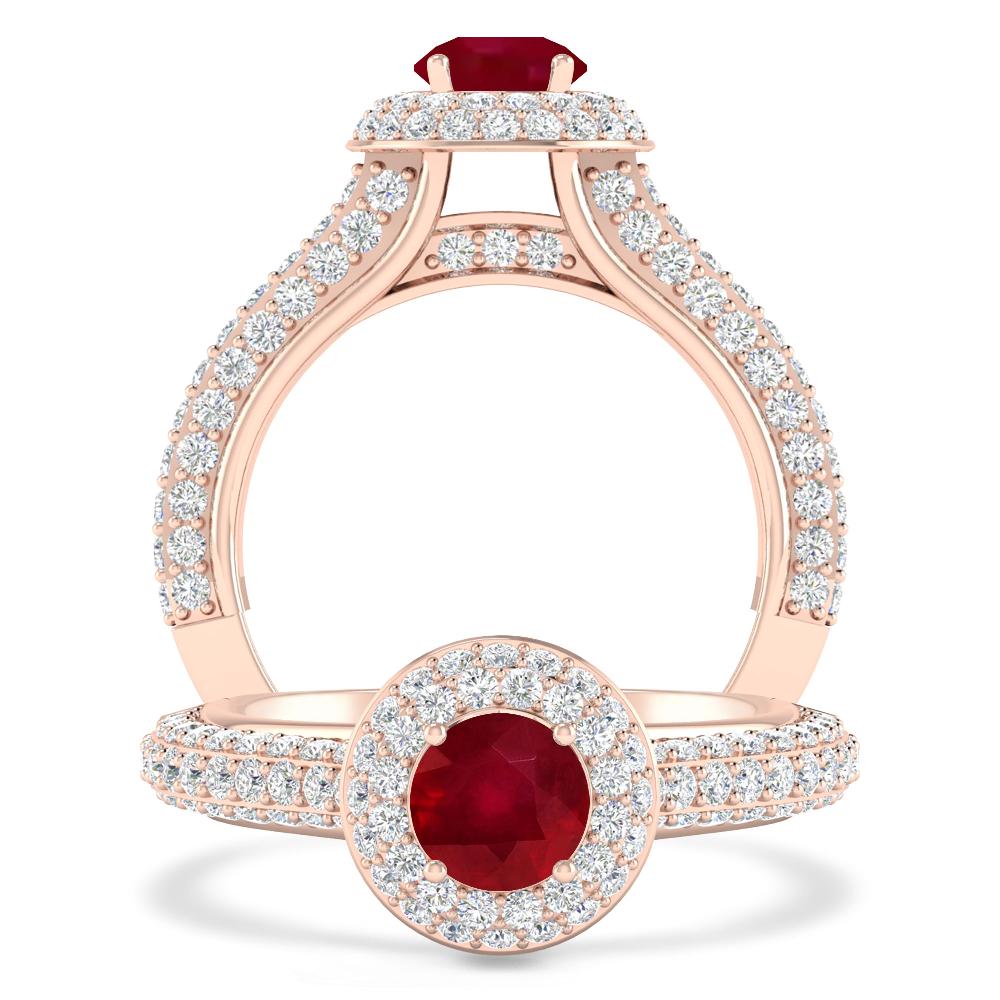 Rose Gold - Ruby