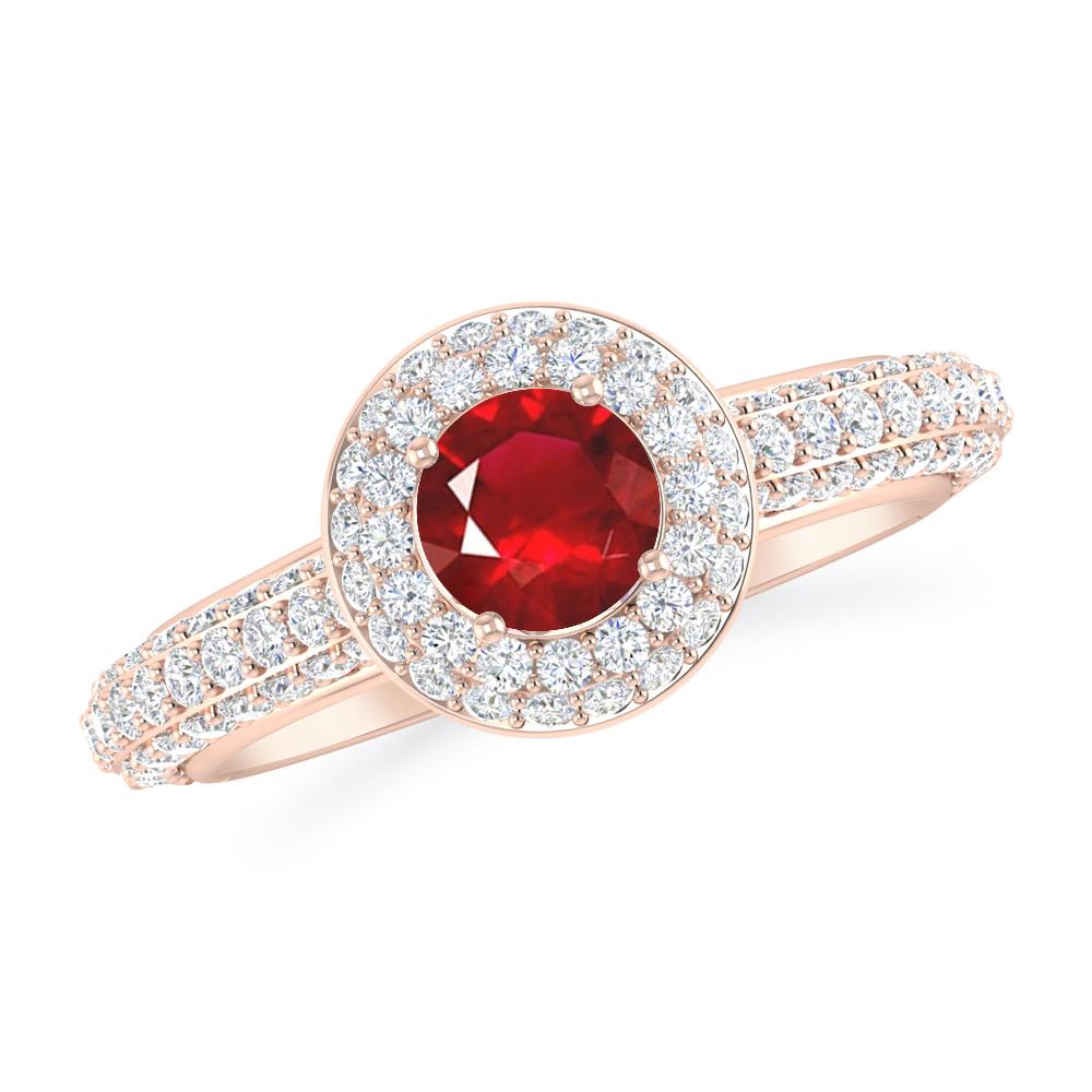 Rose Gold - Ruby