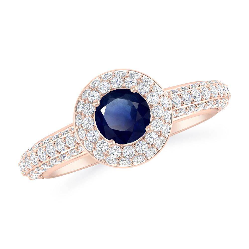 Rose Gold - Sapphire