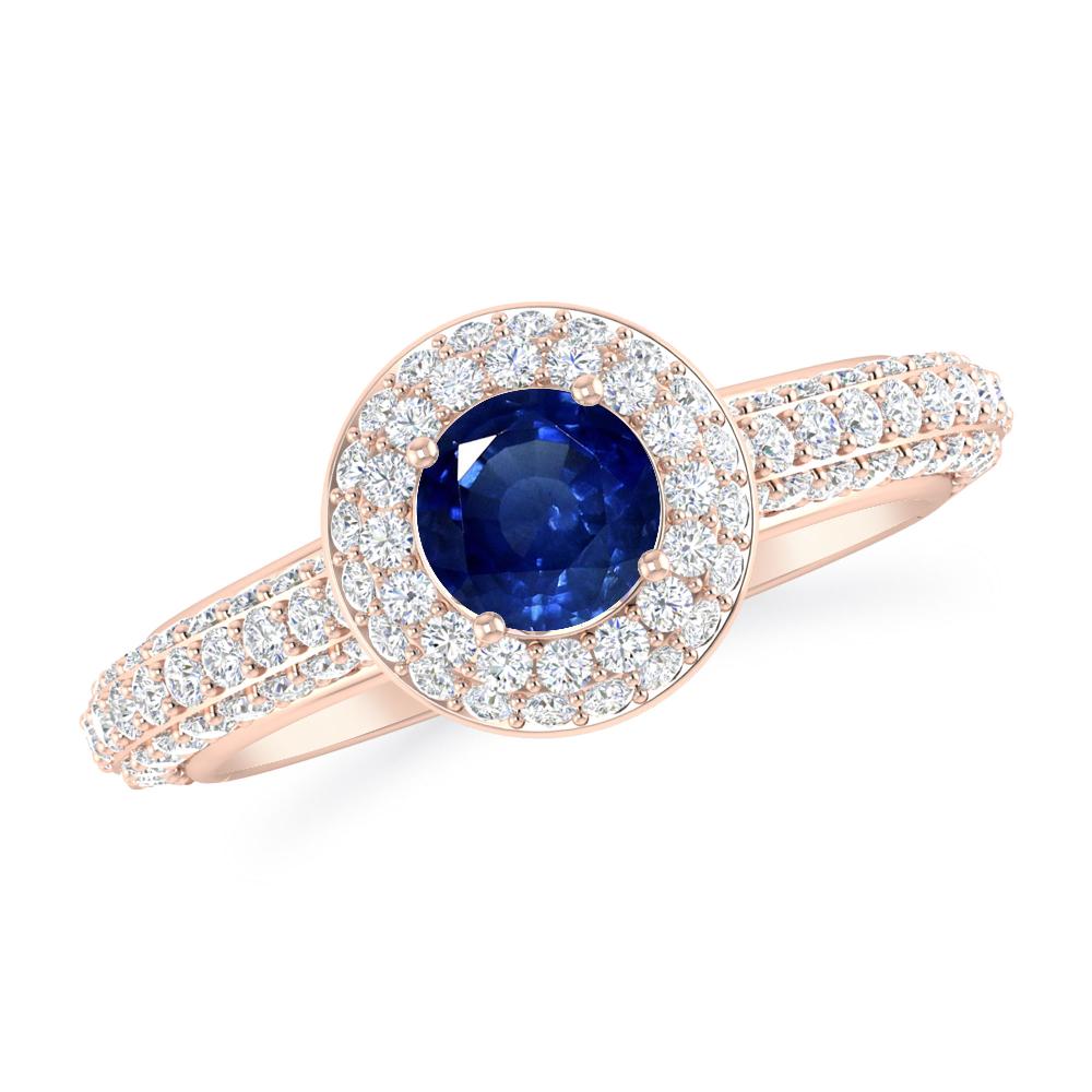 Rose Gold - Sapphire