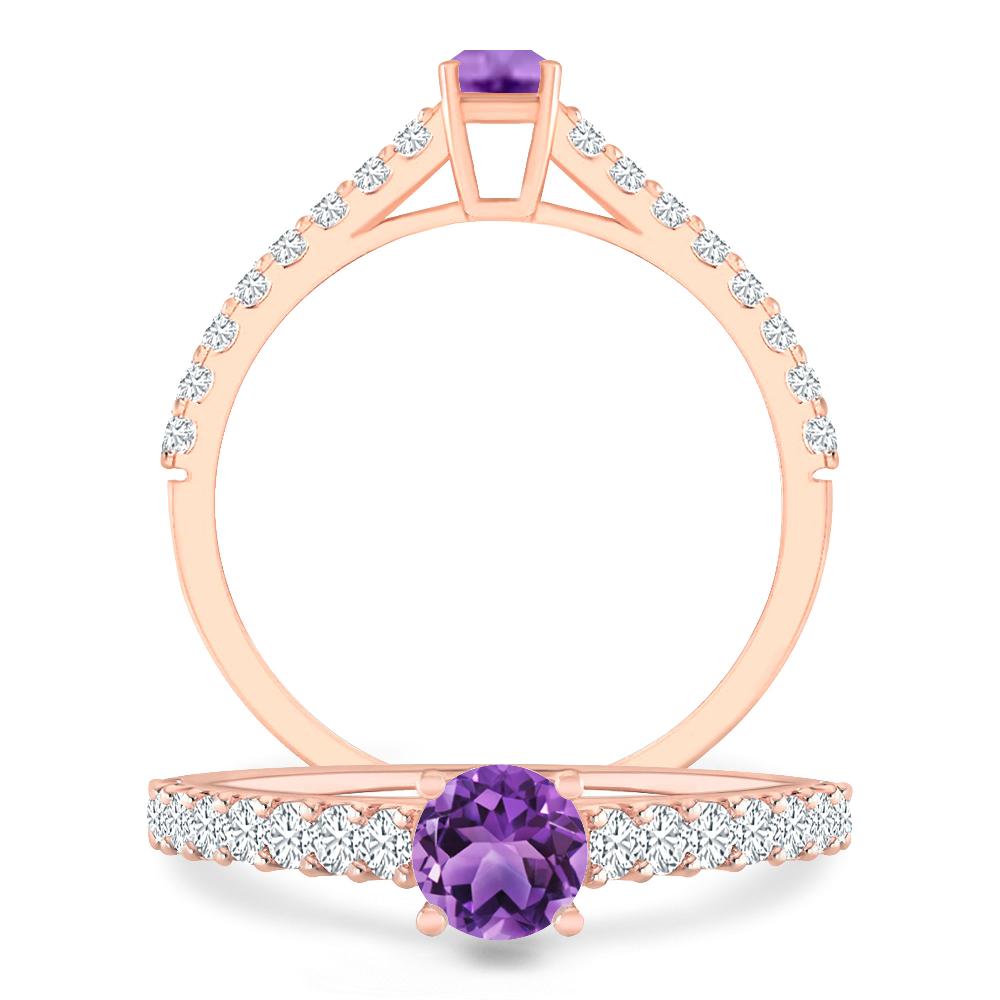 Rose Gold - Amethyst