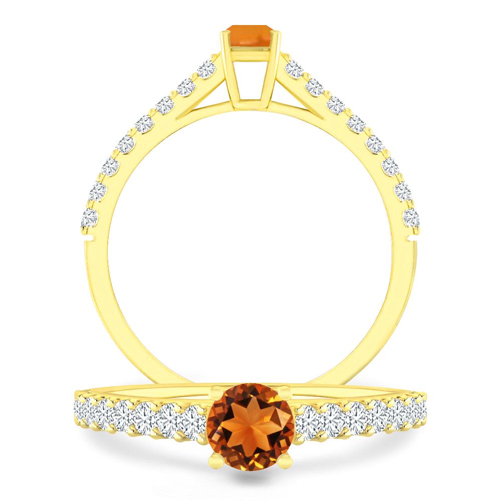 Yellow Gold - Citrine