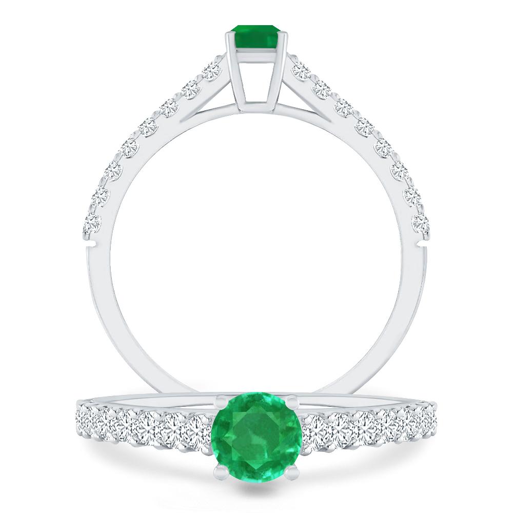 White Gold - Emerald