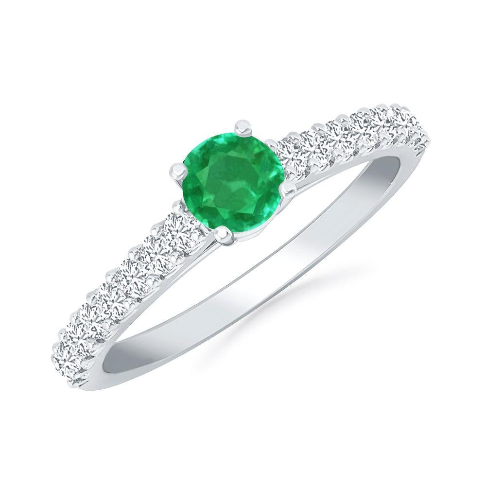 White Gold - Emerald