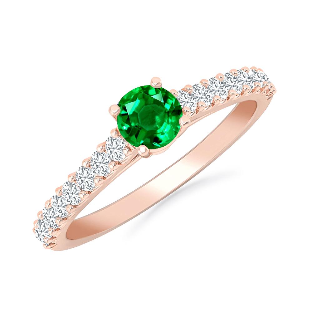 Rose Gold - Emerald