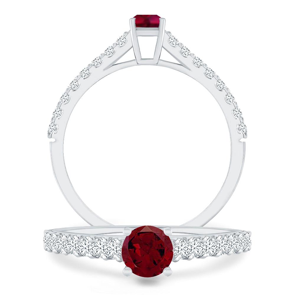 White Gold - Garnet