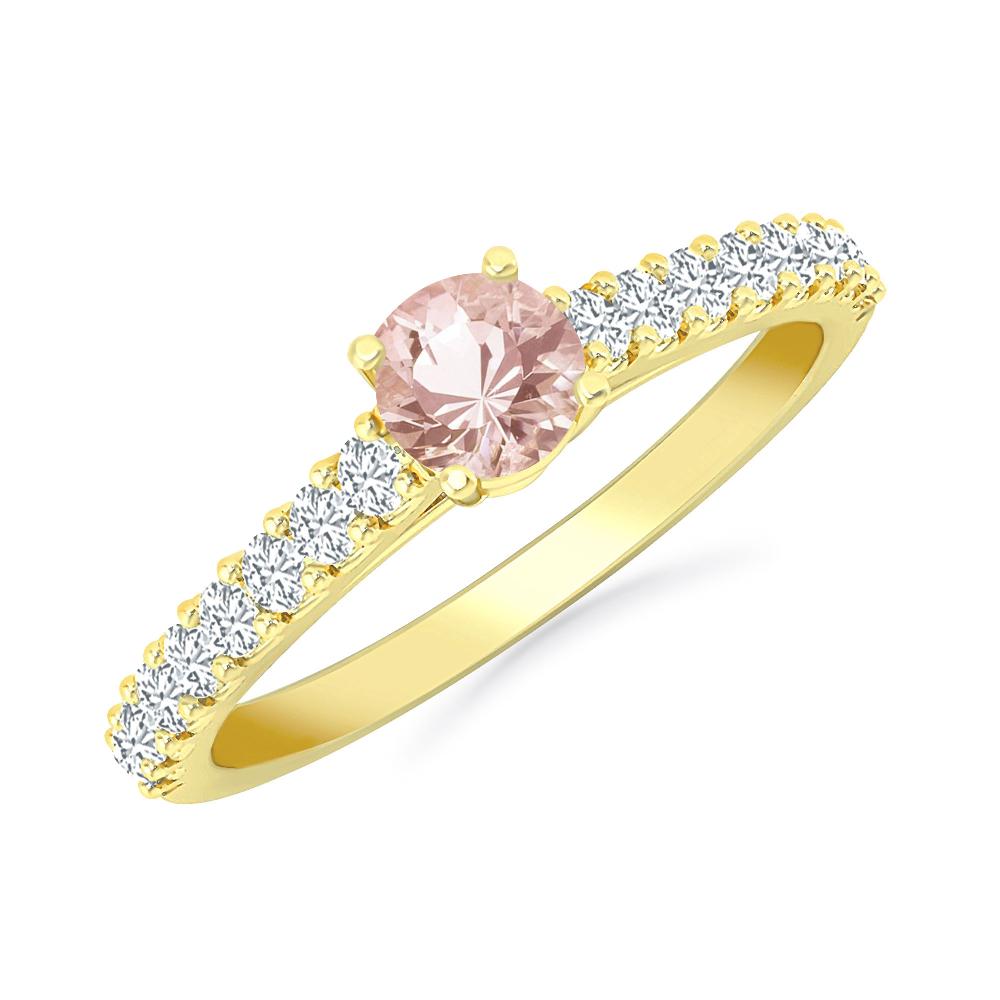 Yellow Gold - Morganite