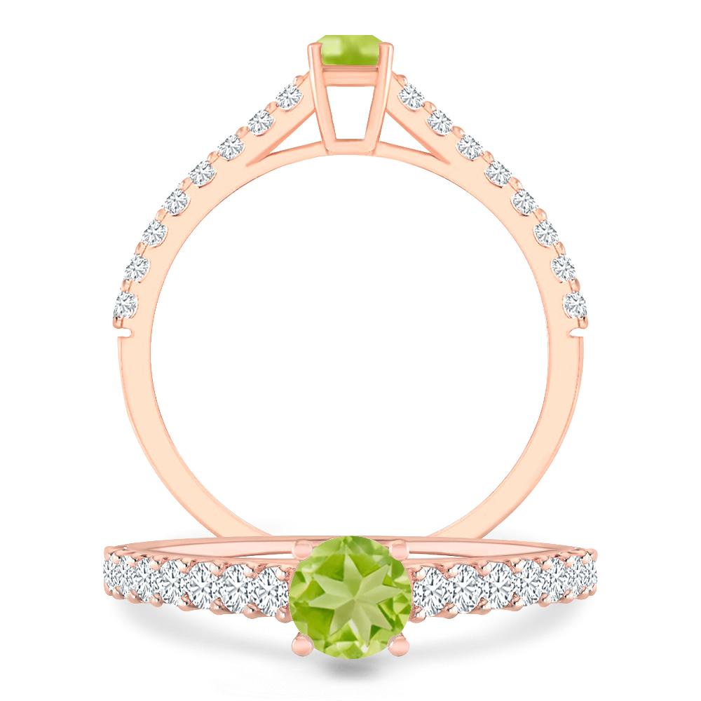 Rose Gold - Peridot