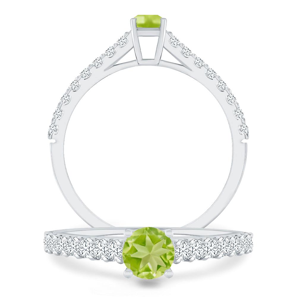 White Gold - Peridot