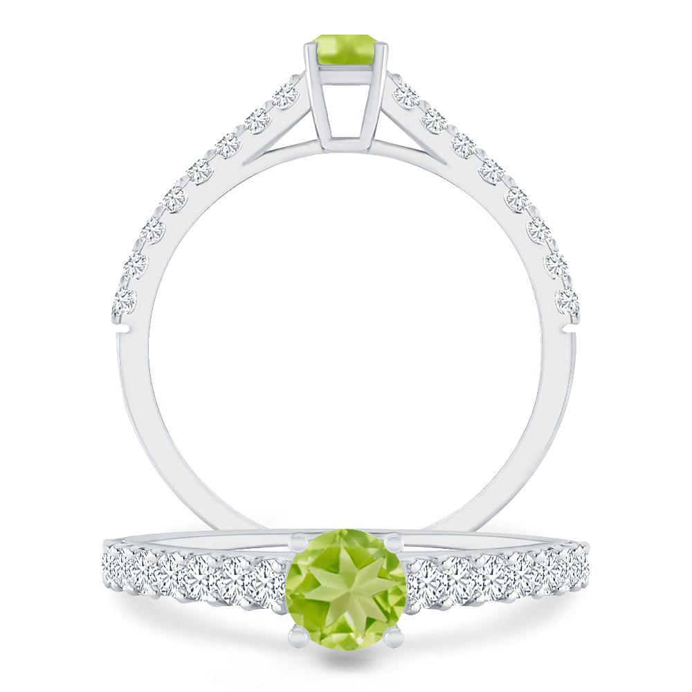 White Gold - Peridot