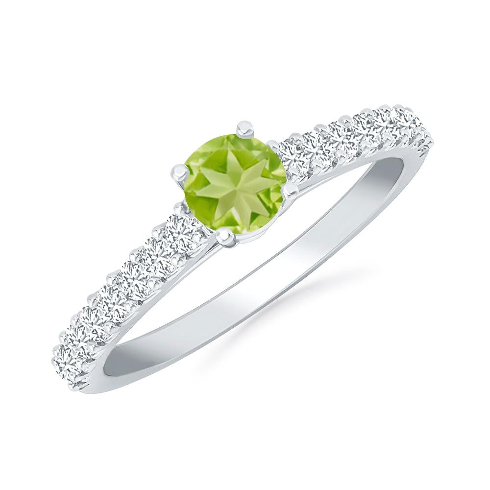 White Gold - Peridot