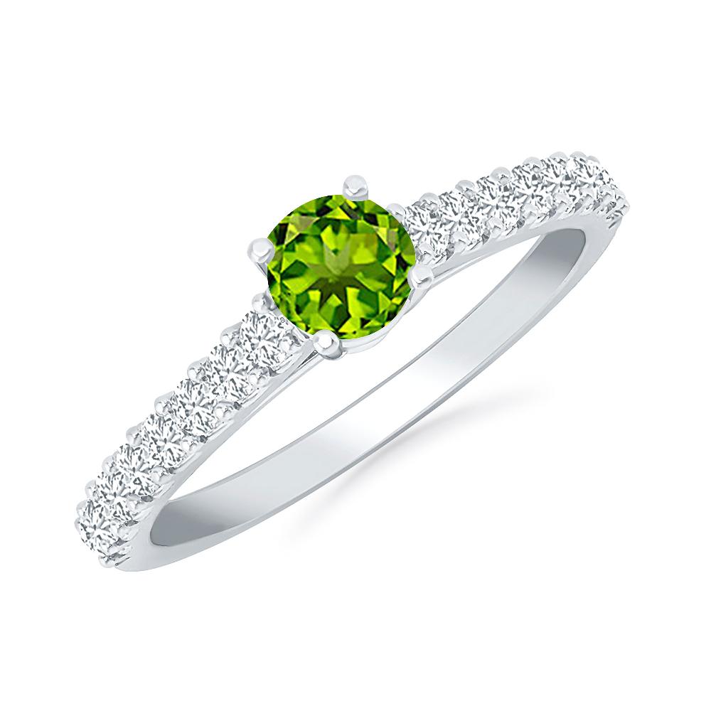 White Gold - Peridot